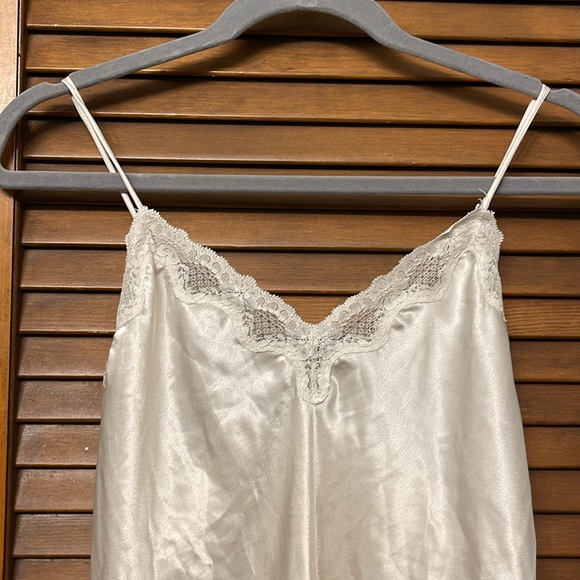 Vintage cream teddy camisole size M - Picture 2 of 9